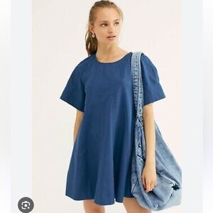 Free People Becca Short Sleeve Mini Dress